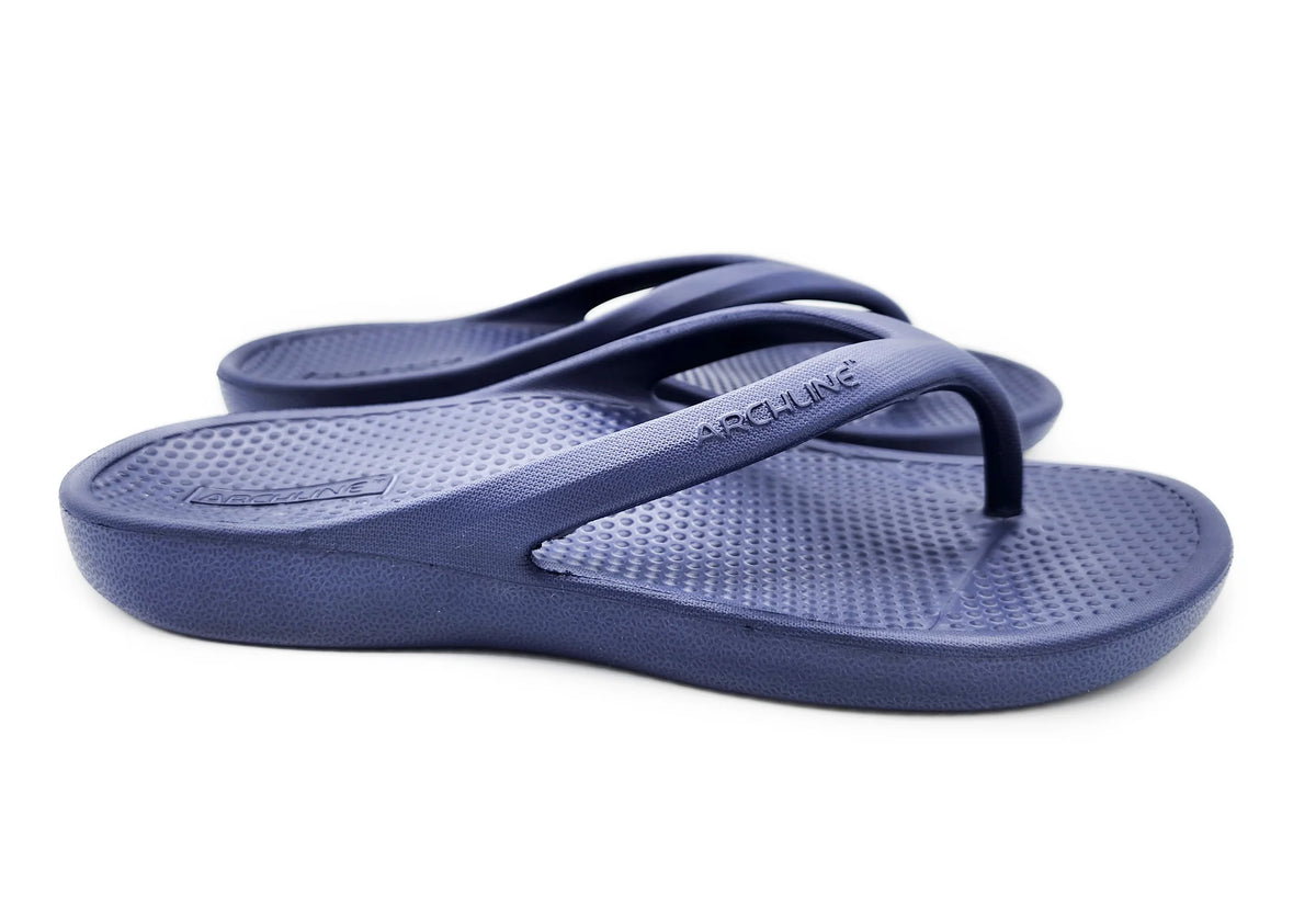Archline Rebound Orthotic Thongs Navy Axign Medical Malaysia