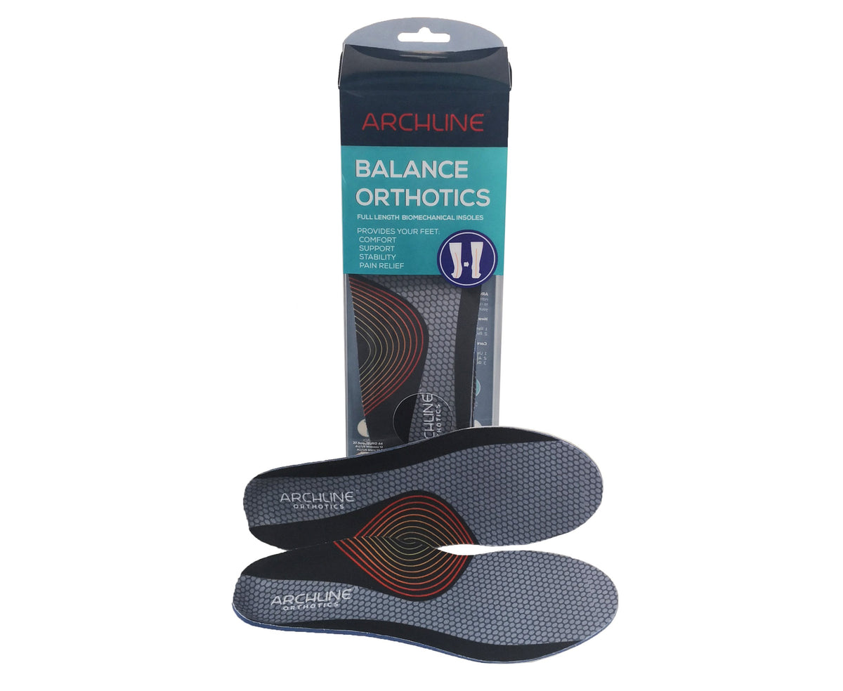 Archline Orthotic Insoles Balance Full Length (Unisex) Plantar Fasci