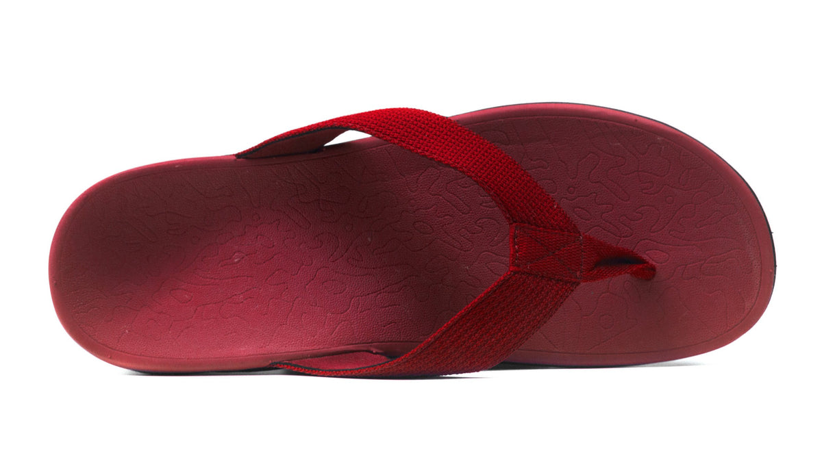 Axign Premium Orthotic Flip Flops Red Axign Medical Malaysia