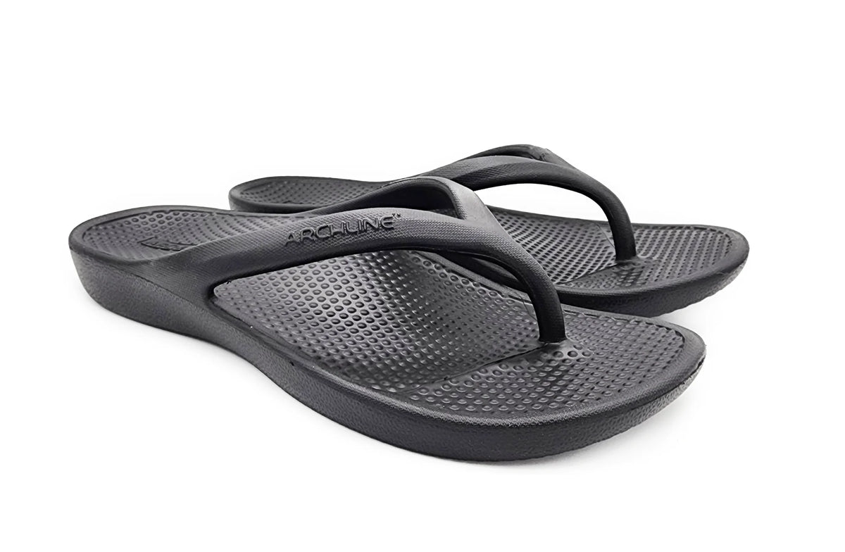 Archline Rebound Orthotic Thongs - Black – Axign Medical Malaysia