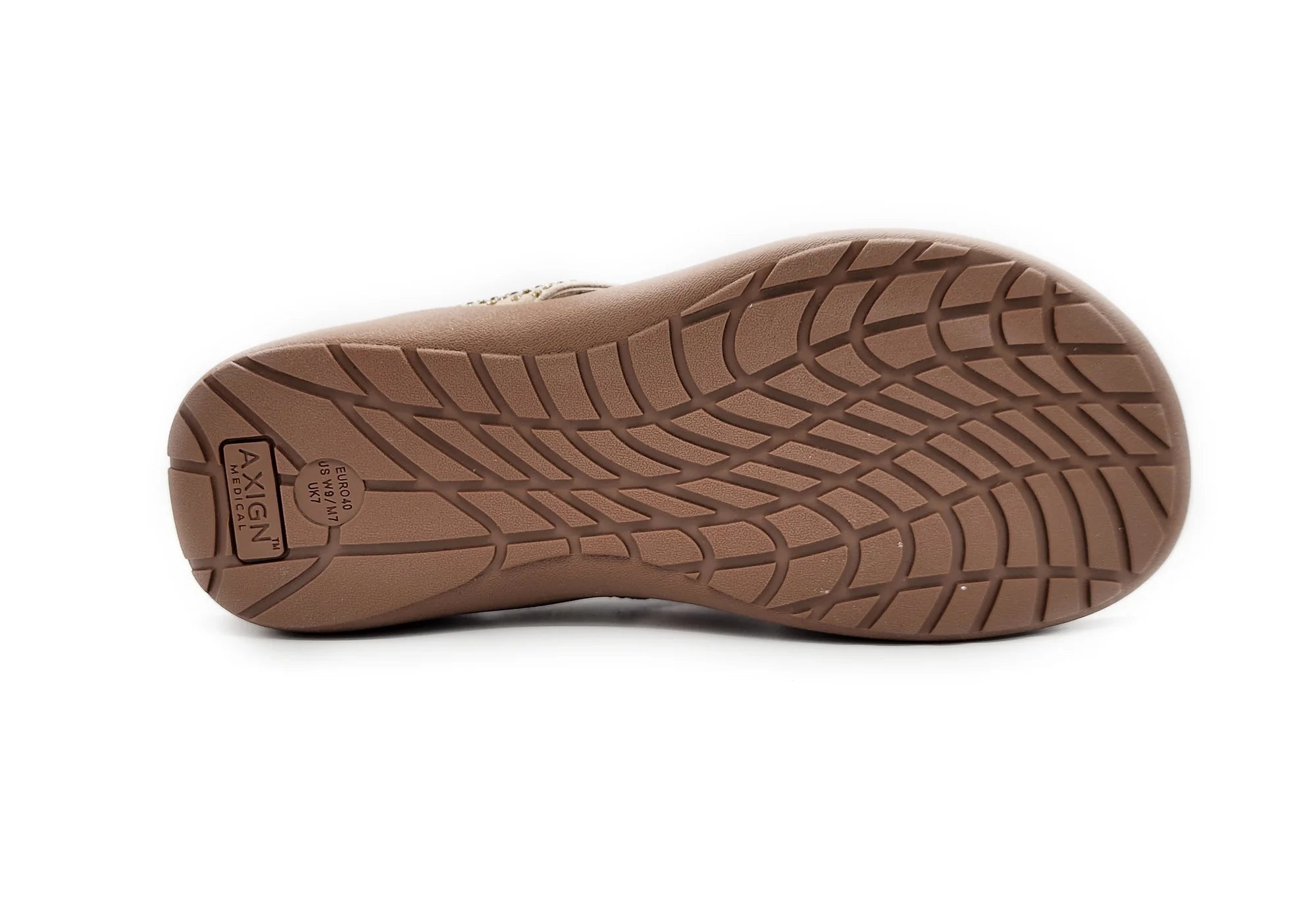 Axign Premium Bling Orthotic Thongs - Sand