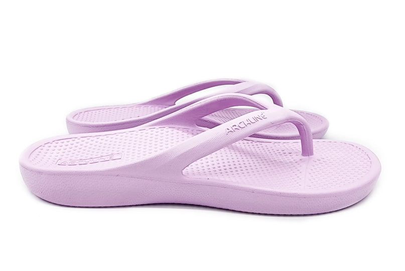 Archline Rebound Orthotic Thongs - Lilac