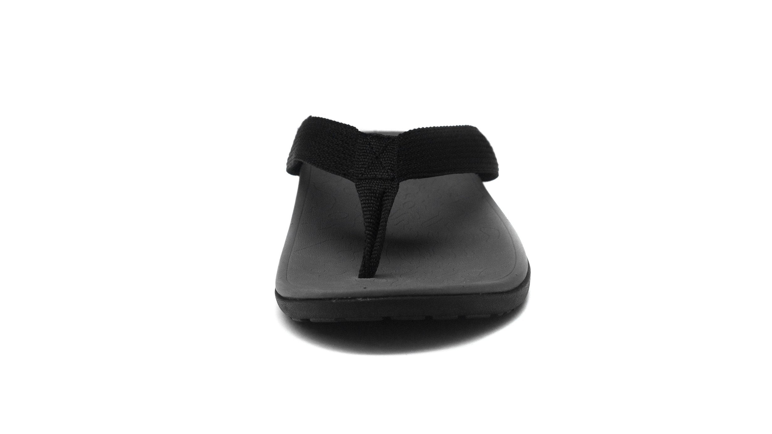 Axign Premium Orthotic Flip Flops – Grey w/ Black Strap