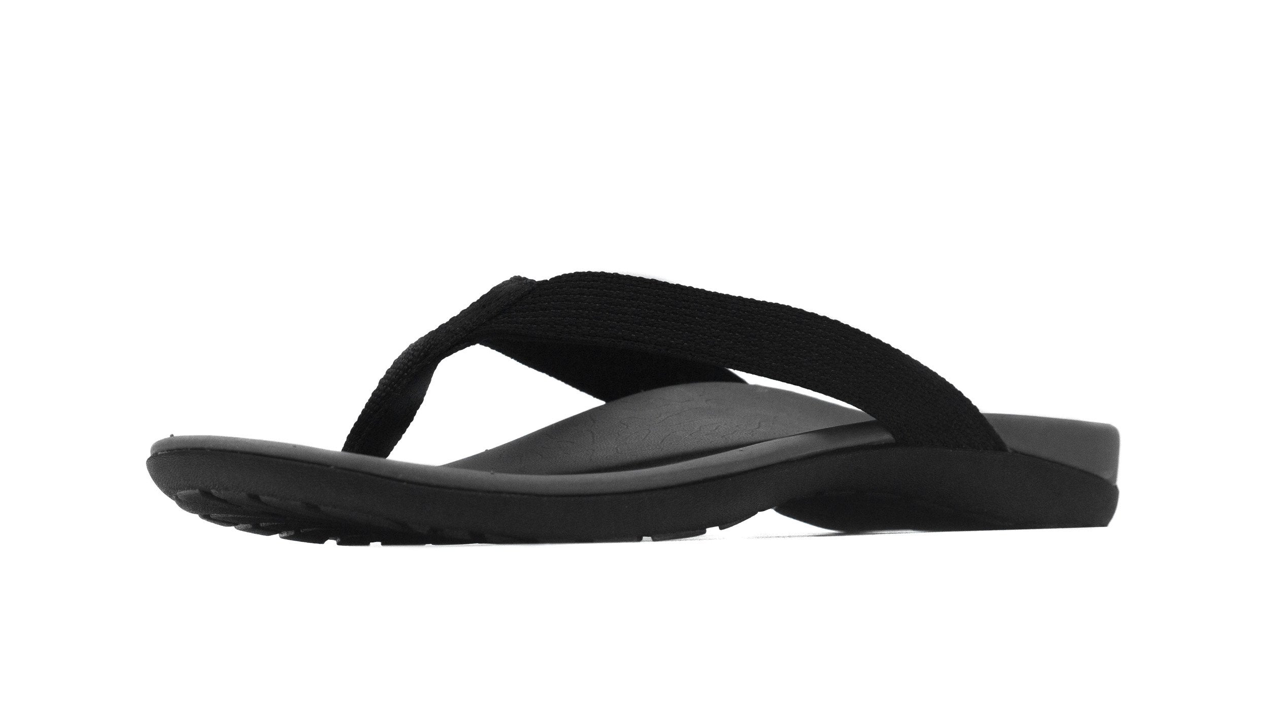 Axign Premium Orthotic Flip Flops – Grey w/ Black Strap