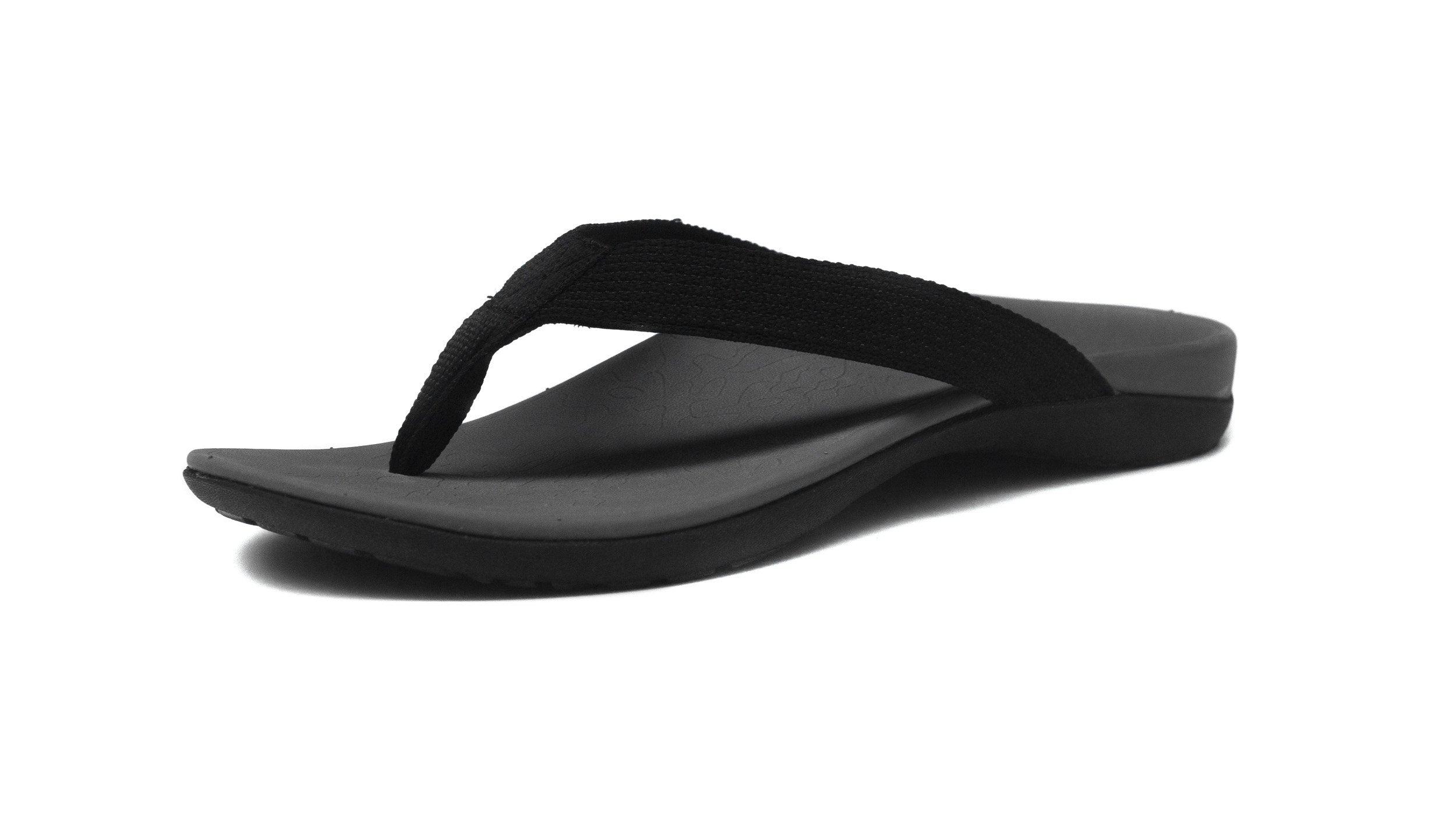 Axign Premium Orthotic Flip Flops – Grey w/ Black Strap