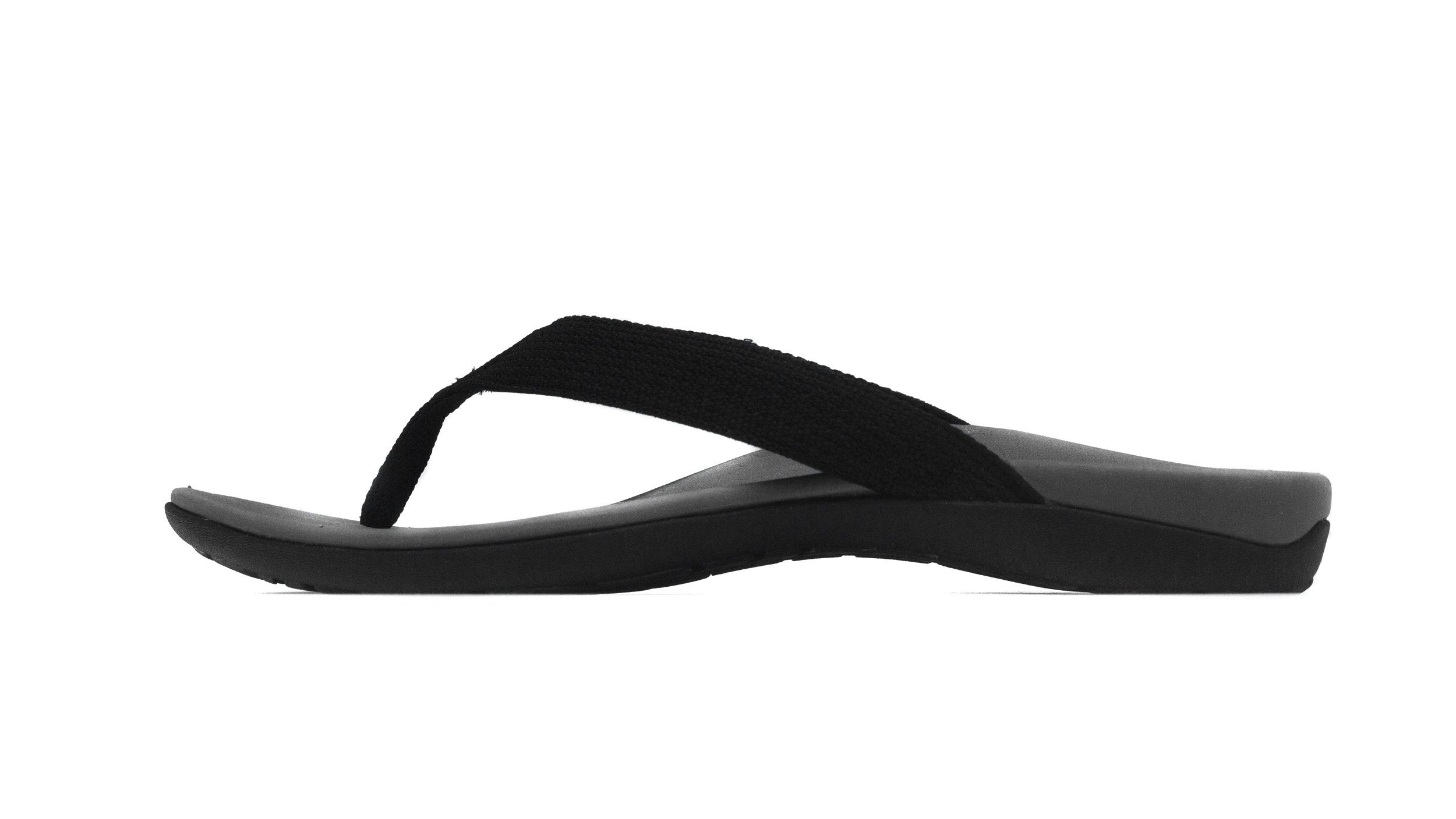 Axign Premium Orthotic Flip Flops – Grey w/ Black Strap