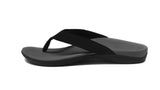 Axign Premium Orthotic Flip Flops – Grey w/ Black Strap