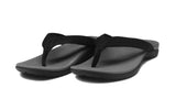 Axign Premium Orthotic Flip Flops – Grey w/ Black Strap