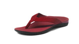 Axign Premium Orthotic Flip Flops – Red