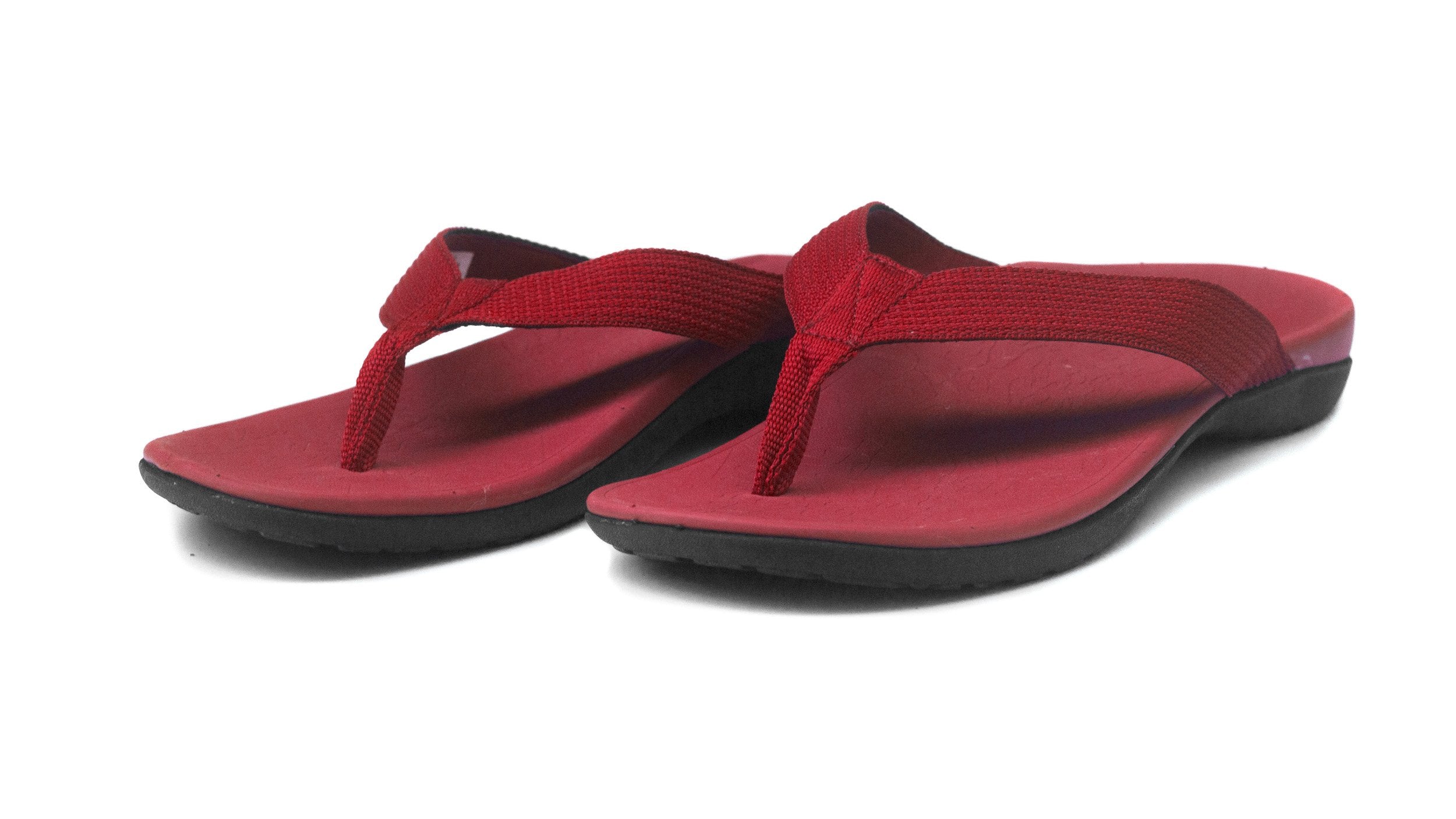 Axign Premium Orthotic Flip Flops – Red