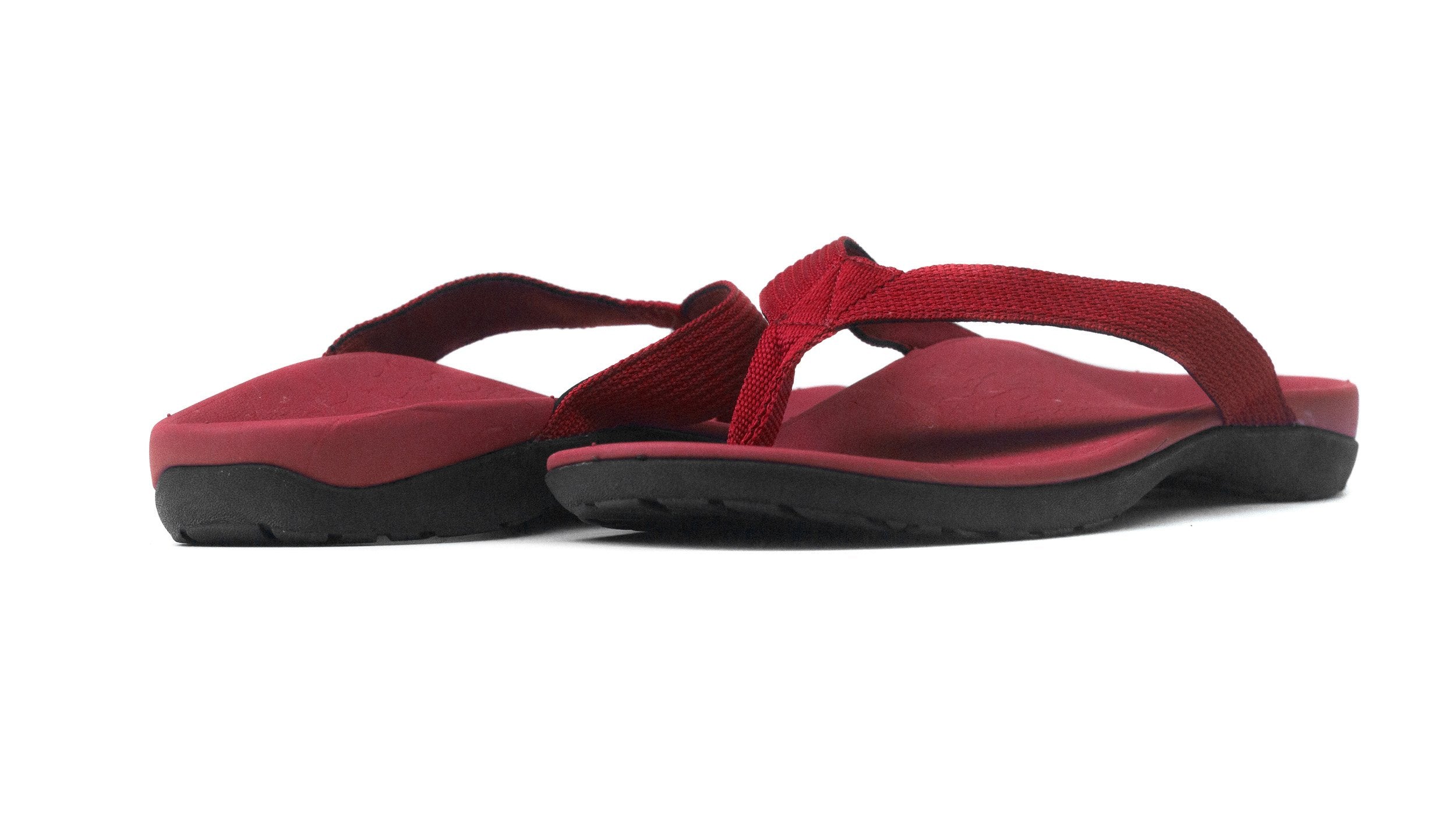 Axign Premium Orthotic Flip Flops – Red