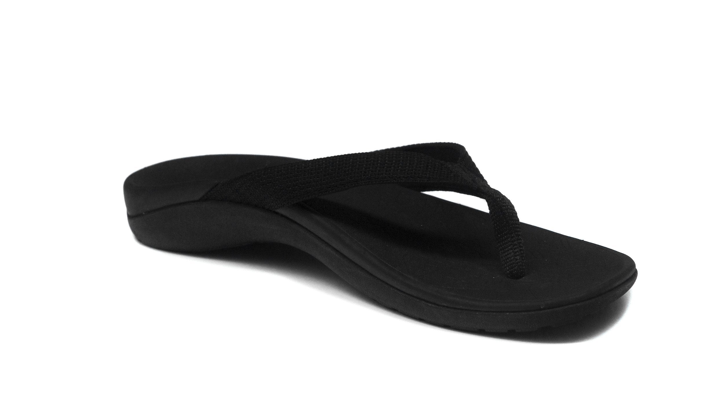 Axign Premium Orthotic Flip Flops – Black