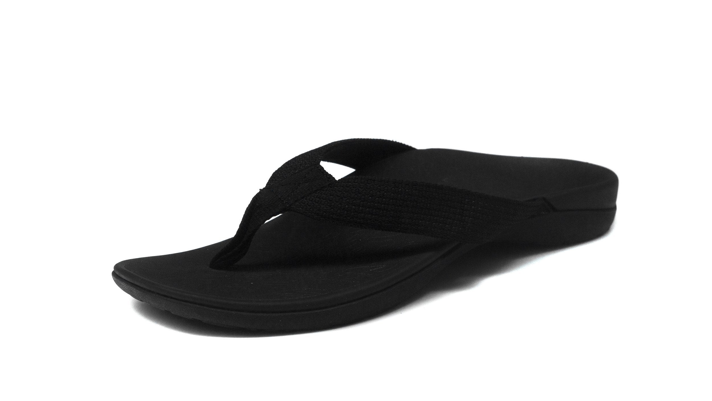 Axign Premium Orthotic Flip Flops – Black