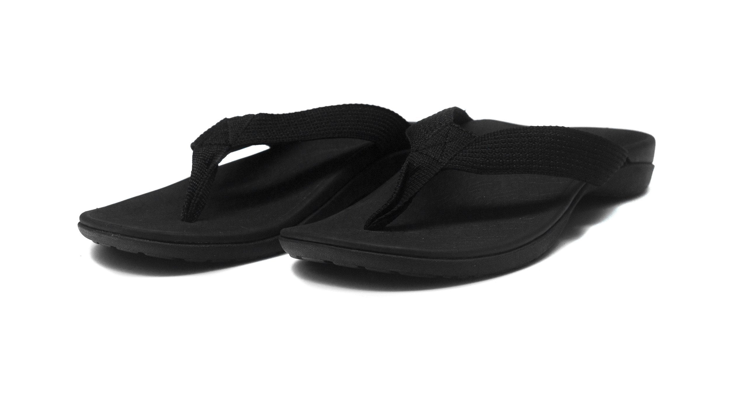 Axign Premium Orthotic Flip Flops – Black