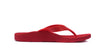 Archline Balance Orthotic Flip Flops - Red/Red
