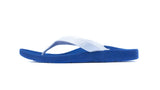 Archline Kids Orthotic Flip Flops – Blue/White