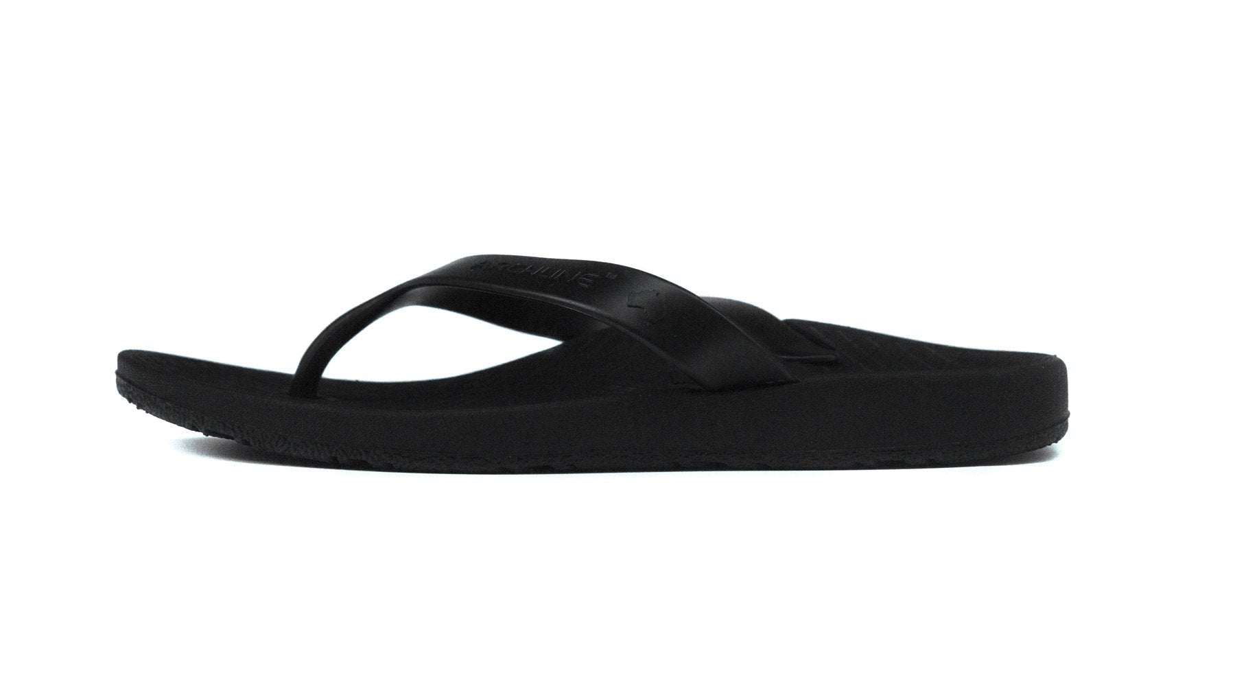 Archline Balance Orthotic Flip Flops - Black/Black (NO EXCHANGE/ NO REFUND)