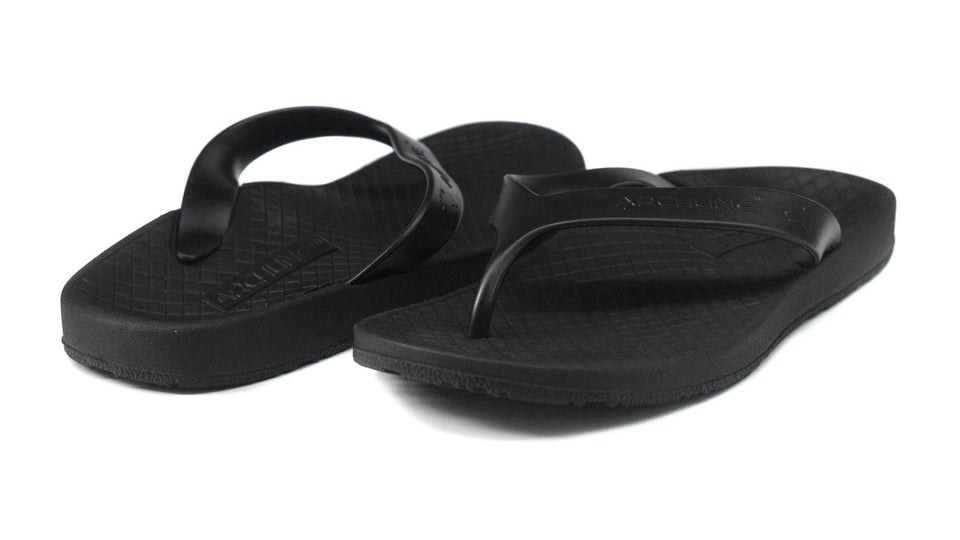 Archline Balance Orthotic Flip Flops - Black/Black (NO EXCHANGE/ NO REFUND)